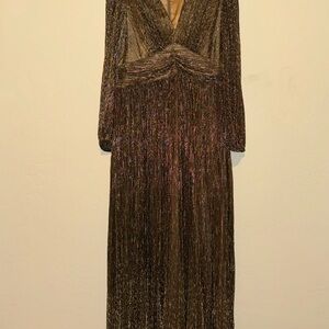 Elegant Gold Evening Dress